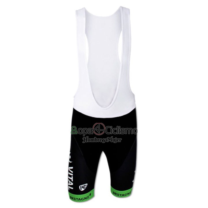 Fortuneo Vital Concept Ropa Ciclismo Culotte Corto 2017 Hombre Mangas Cortas Blanco